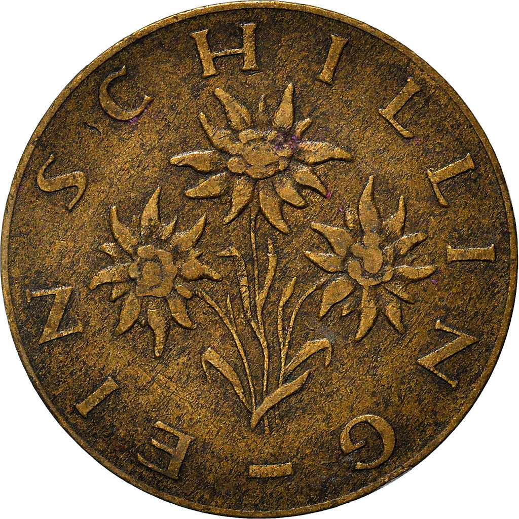 Coin, Austria, Schilling, 1961, VF(20-25), Aluminum-Bronze, KM:2886