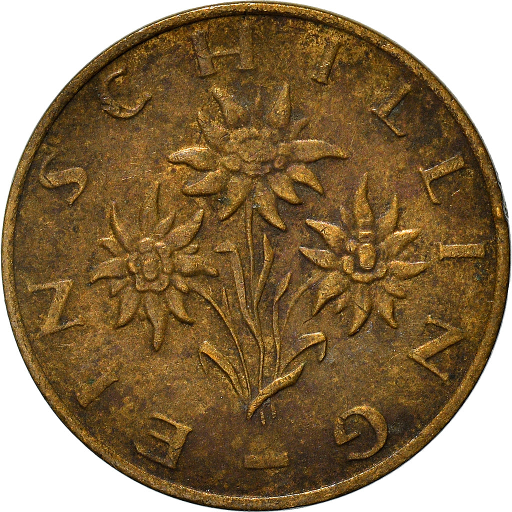 Coin, Austria, Schilling, 1980, VF(20-25), Aluminum-Bronze, KM:2886