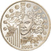 France, 1-1/2 Euro, Europa, 2002, Paris, BE, MS(63), Silver, Gadoury:EU11