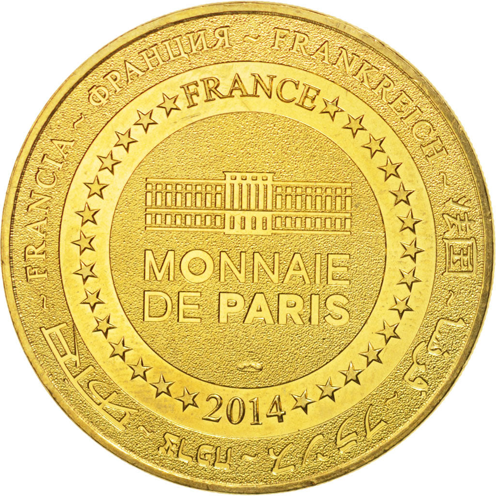 Frankreich, Token, Tourist Token, 98/ Exposition Requins - Monaco, 2014, Monnaie