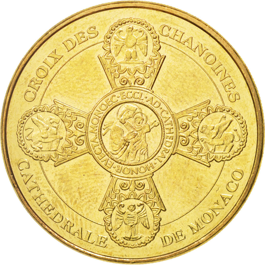Francia, Token, Tourist Token, 98/ Cathédrale de Monaco, 2012, Monnaie de