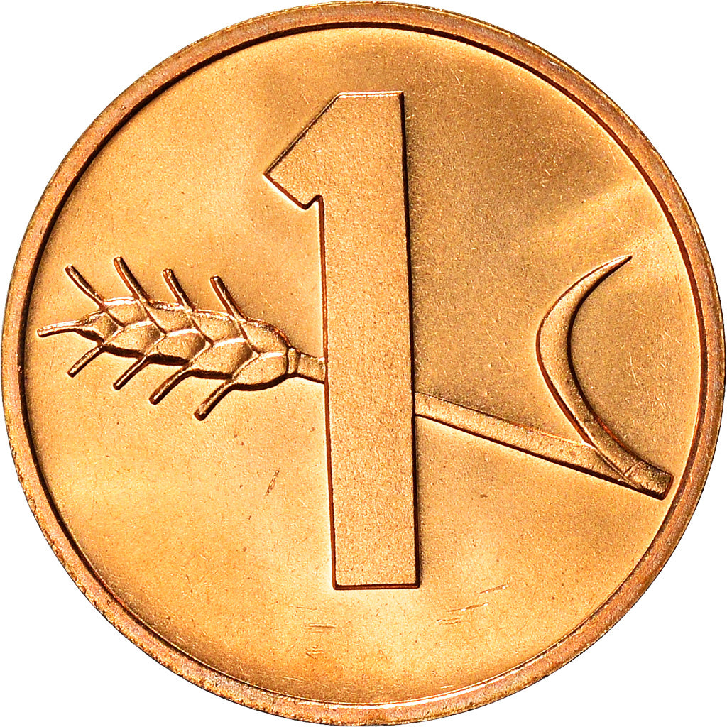 Coin, Switzerland, Rappen, 1975, Bern, AU(50-53), Bronze, KM:46