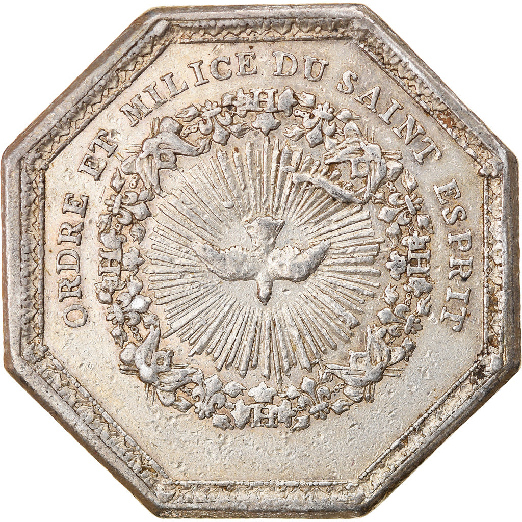France, Token, Louis XVI, Ordre du Saint Esprit, History, EF(40-45), Silver