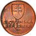 Moneta, Słowacja, 50 Halierov, 2003, VF(30-35), Miedź platerowana stalą
