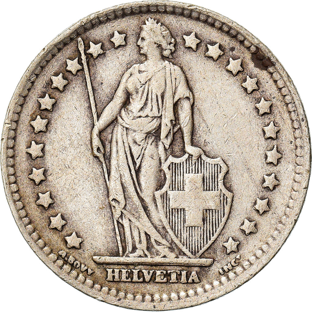 Münze, Schweiz, Franc, 1944, SS, Silber, KM:24