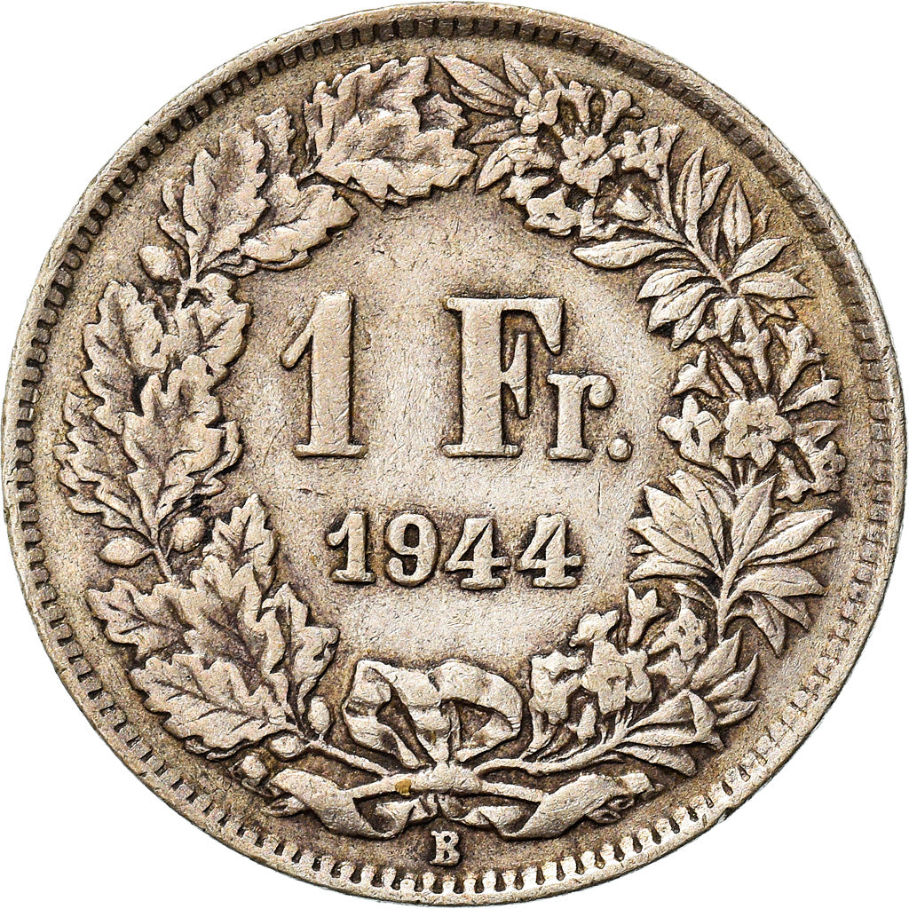 Münze, Schweiz, Franc, 1944, SS, Silber, KM:24