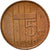 Moneta, Holandia, Beatrix, 5 Cents, 1982, VF(20-25), Bronze, KM:202