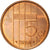 Moneta, Holandia, Beatrix, 5 Cents, 1988, VF(30-35), Bronze, KM:202