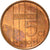 Münze, Niederlande, Beatrix, 5 Cents, 1990, S, Bronze, KM:202