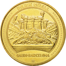 Spagna, Token, Tourist Token, Park Güell - Barcelona, 2014, Monnaie de Paris...