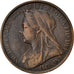 Coin, Great Britain, Victoria, Penny, 1899, VF(30-35), Bronze, KM:790