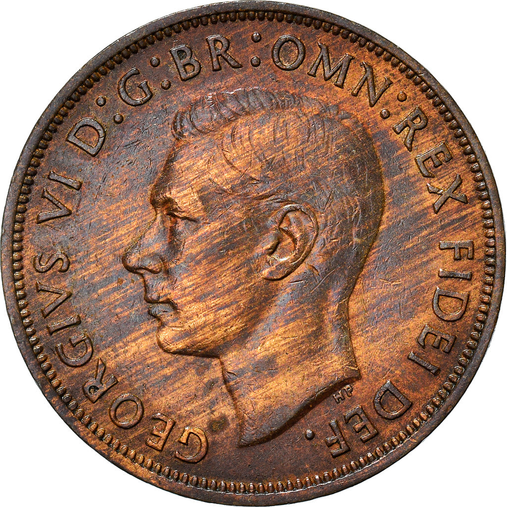 Coin, Great Britain, George VI, Penny, 1949, EF(40-45), Bronze, KM:869