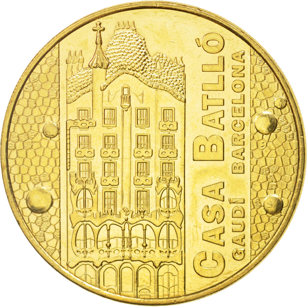 Spain, Tourist Token, Casa Batllo - Barcelona, 2014, Monnaie de Paris