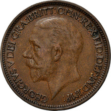 Coin, Great Britain, George V, 1/2 Penny, 1925, EF(40-45), Bronze, KM:809