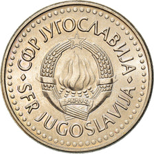 Coin, Yugoslavia, 5 Dinara, 1990, EF(40-45), Copper-Nickel-Zinc, KM:144