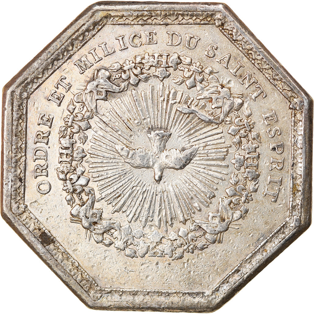 France, Token, Louis XVI, Ordre du Saint Esprit, History, EF(40-45), Silver