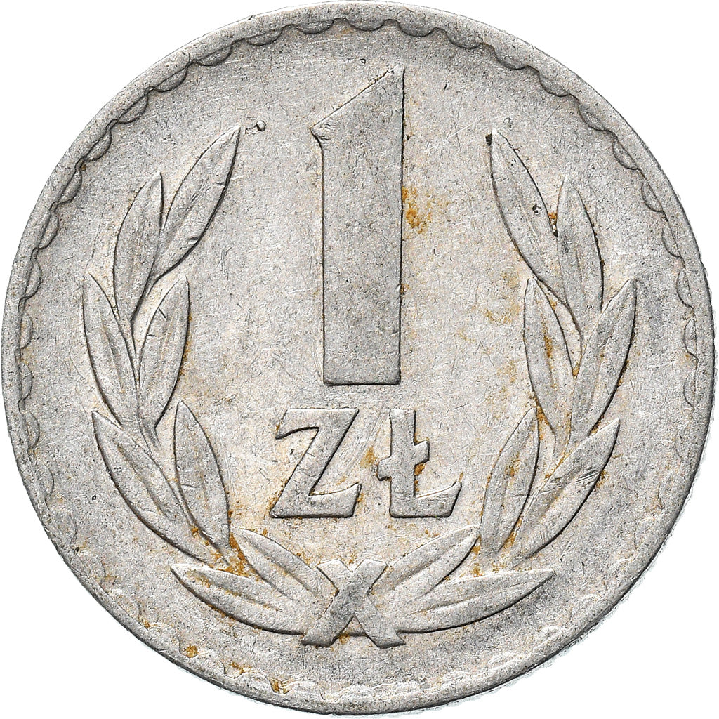 Munten, Polen, Zloty, 1974, Warsaw, FR, Aluminium, KM:49.1