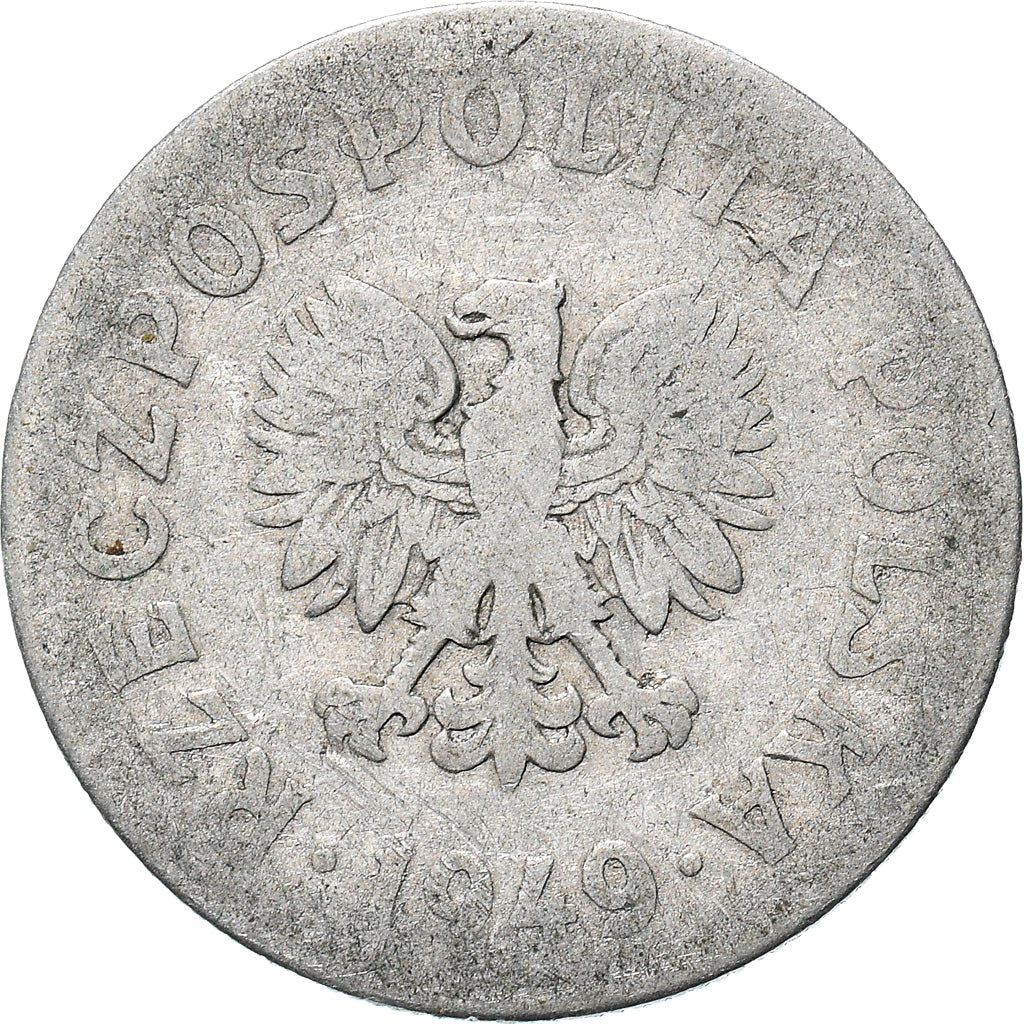Münze, Polen, 50 Groszy, 1949, Kremnica, SGE+, Copper-nickel, KM:44