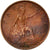 Moneta, Wielka Brytania, George V, Farthing, 1928, VF(20-25), Bronze, KM:825