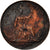 Moeda, Grã-Bretanha, Victoria, Farthing, 1881, Heaton, AU(55-58), Bronze