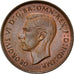 Coin, Great Britain, George VI, Farthing, 1947, AU(50-53), Bronze, KM:843