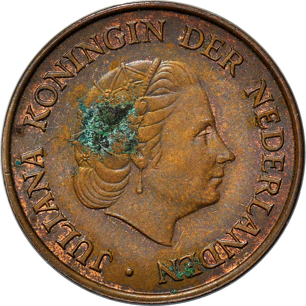 Monnaie, Pays-Bas, Juliana, 5 Cents, 1969, TTB, Bronze, KM:181