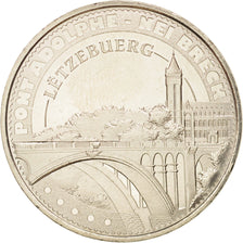 Lussemburgo, Token, Tourist Token, Pont Adolphe - Argenté, 2015, Monnaie de...