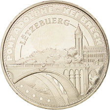 Luxembourg, Tourist Token, Pont Adolphe - Argenté, 2015, Monnaie de Paris