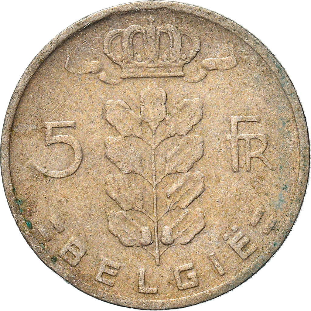 Coin, Belgium, 5 Francs, 5 Frank, 1961, VF(20-25), Copper-nickel, KM:135.1