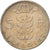 Moneta, Belgia, 5 Francs, 5 Frank, 1961, VF(20-25), Miedź-Nikiel, KM:135.1