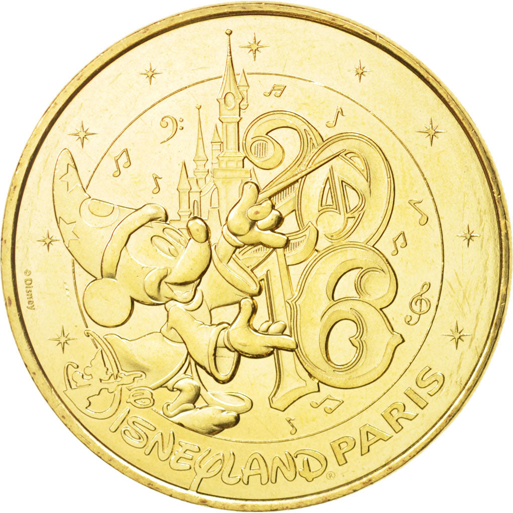 France, Tourist Token, 77/ Disneyland Paris, 2016, Monnaie de Paris