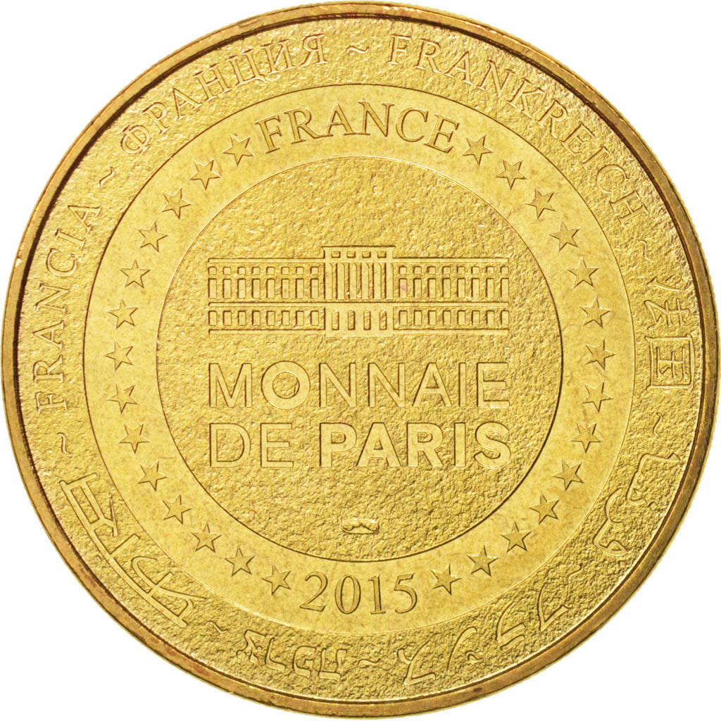 Francia, Token, Tourist Token, 08/ Woinic - Colosse des Ardennes, 2015, Monna...