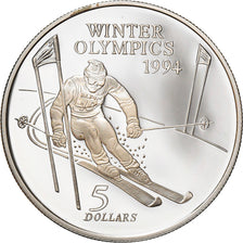 Monnaie, Nouvelle-Zélande, Elizabeth II, 5 Dollars, 1994, BE, FDC, Argent