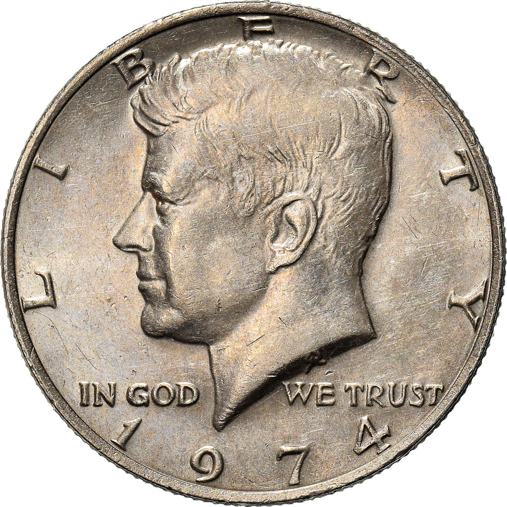 Coin, United States, Half Dollar, 1974, Philadelphia, EF(40-45), Copper-nickel