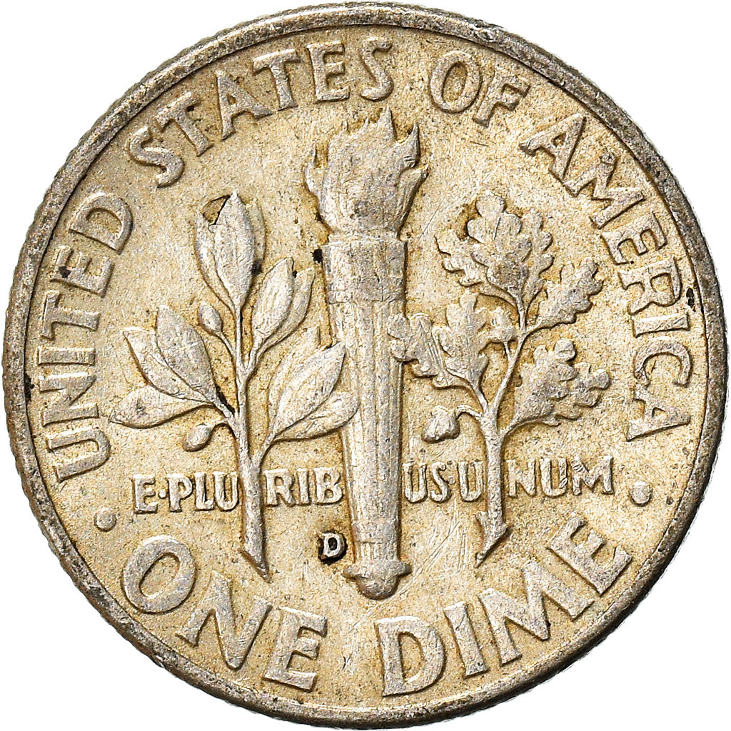 Moneda, Estados Unidos, Roosevelt Dime, Dime, 1959, U.S. Mint, Denver, MBC