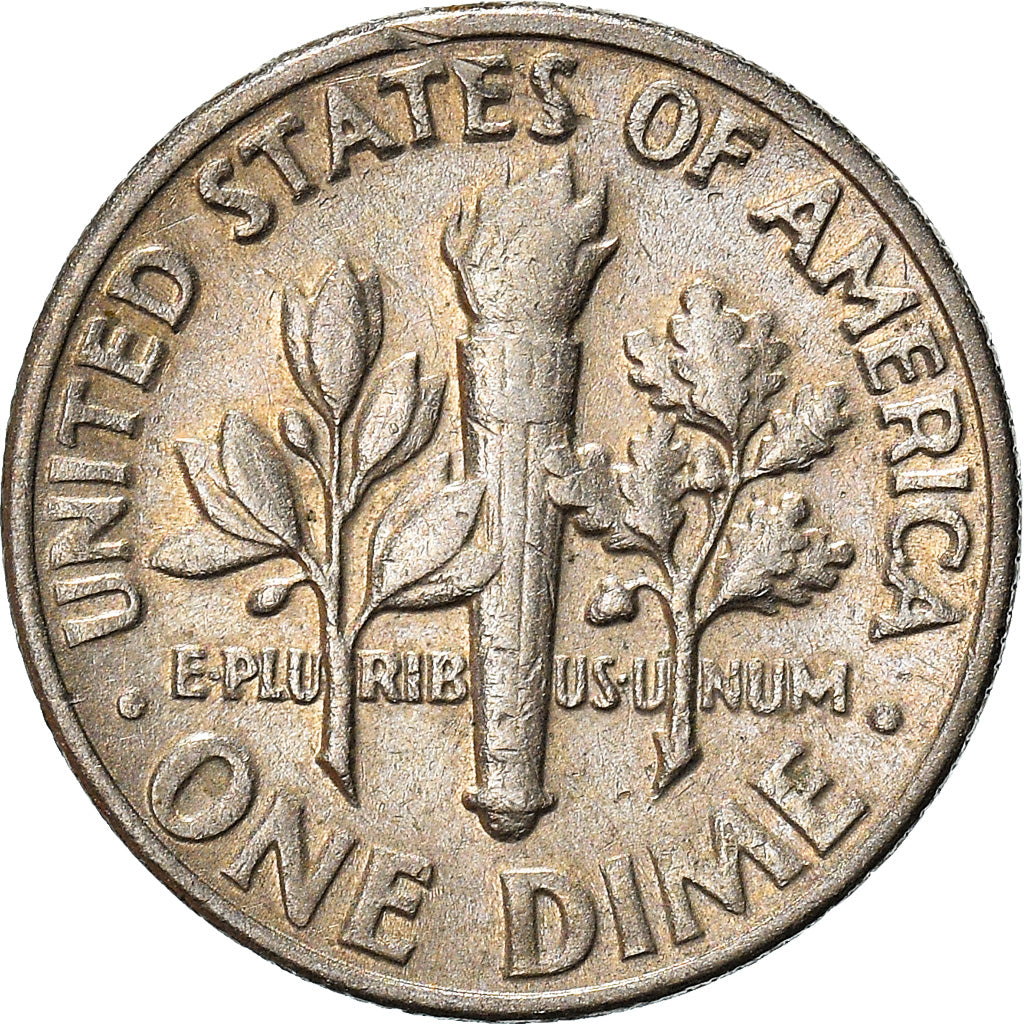 Coin, United States, Roosevelt Dime, Dime, 1968, U.S. Mint, Philadelphia