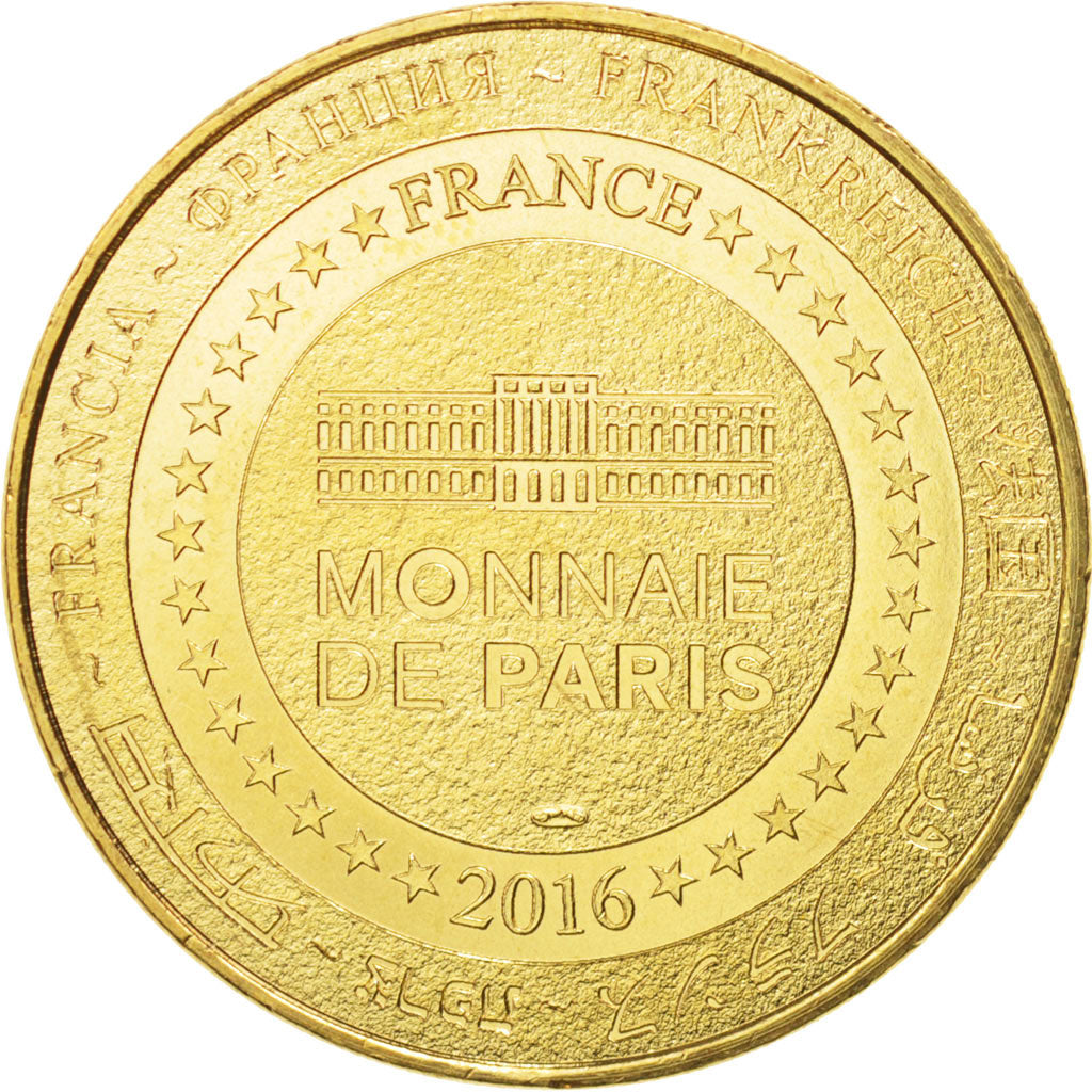 France, Jeton, Tourist Token, 25/ Citadelle Besançon, 2016, Monnaie de Paris