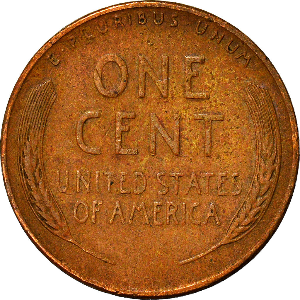 Coin, United States, Lincoln Cent, Cent, 1951, U.S. Mint, San Francisco