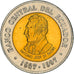 Münze, Ecuador, 100 Sucres, 1997, UNZ, Bi-Metallic, KM:101