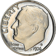 Coin, United States, Dime, 1976, San Francisco, BE, MS(65-70), Copper-Nickel