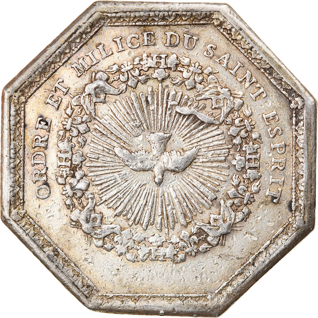 France, Token, Louis XVI, Ordre du Saint Esprit, History, EF(40-45), Silver