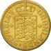 Greenland, 5 Kroner, 1944, TTB, Brass, KM:9
