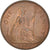 Moneta, Gran Bretagna, Elizabeth II, Penny, 1967, BB+, Bronzo, KM:897