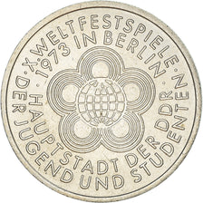 Coin, GERMAN-DEMOCRATIC REPUBLIC, 10 Mark, 1973, Berlin, AU(55-58)
