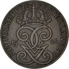 Coin, Sweden, Gustaf V, 2 Öre, 1926, EF(40-45), Bronze, KM:778