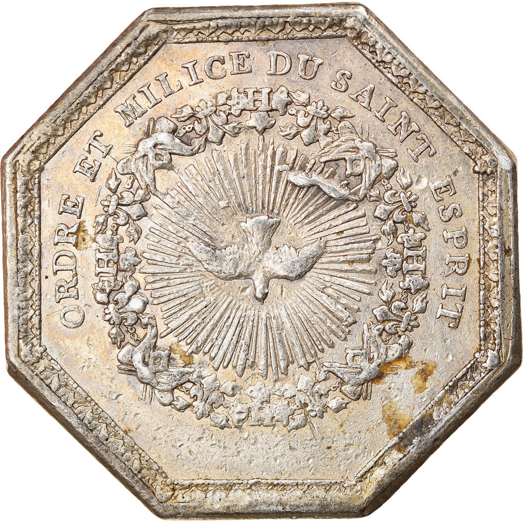 France, Token, Louis XVI, Ordre du Saint Esprit, History, EF(40-45), Silver
