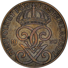 Coin, Sweden, Gustaf V, 2 Öre, 1930, EF(40-45), Bronze, KM:778