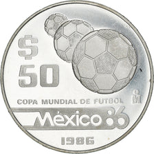 Moneta, Messico, 1986 World Cup Soccer Games, 50 Pesos, 1986, Mexico City, BE