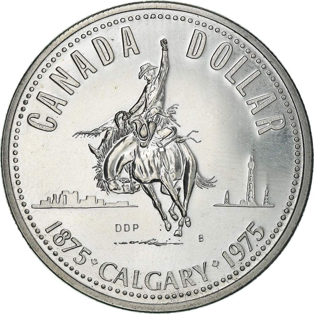 Coin, Canada, Elizabeth II, Dollar, 1975, Royal Canadian Mint, Ottawa, MS(63)