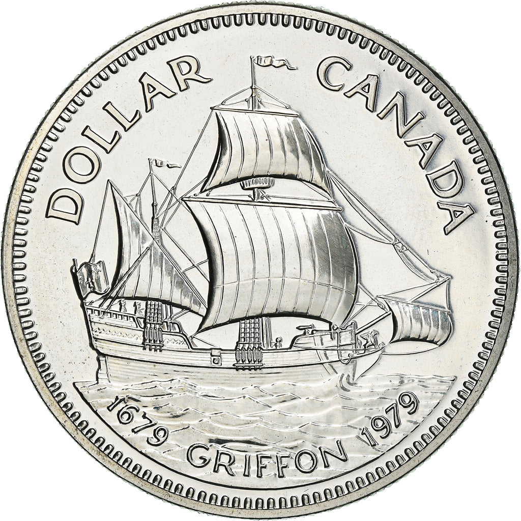 Coin, Canada, Elizabeth II, Dollar, 1979, Royal Canadian Mint, Ottawa, MS(63)